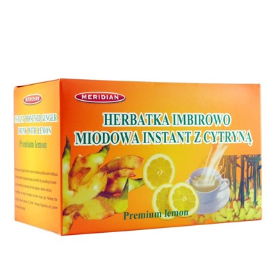 Instant-Ingwer-Honig-Tee mit Zitrone 12sasz. MERIDIAN - Biolaboratorium