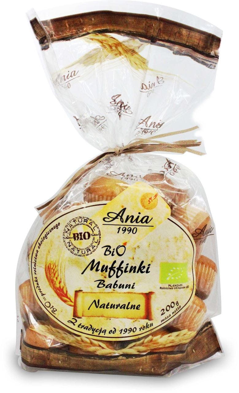 Omas natürliche Bio-Muffins 200 g – BIO ANIA MHD: 09-2026