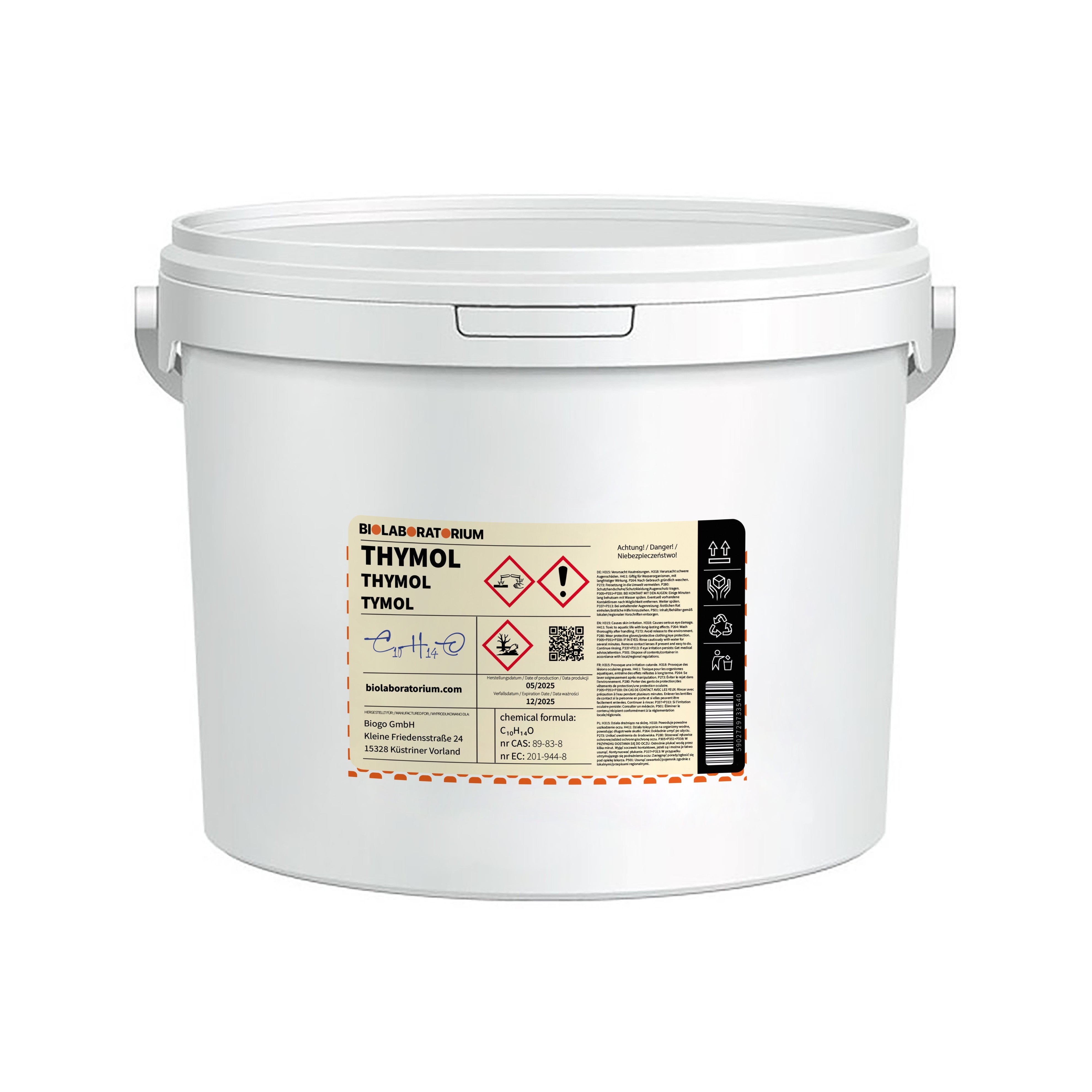 Thymol 1kg BIOLABORATORIUM - Biolaboratorium