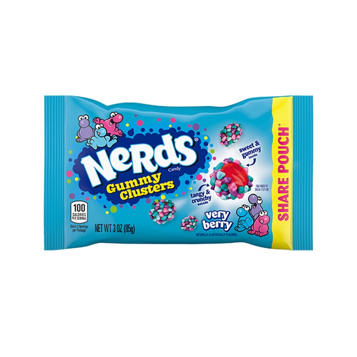 Nerds Gummibärchen-Cluster Very Berry 85 g - Biolaboratorium