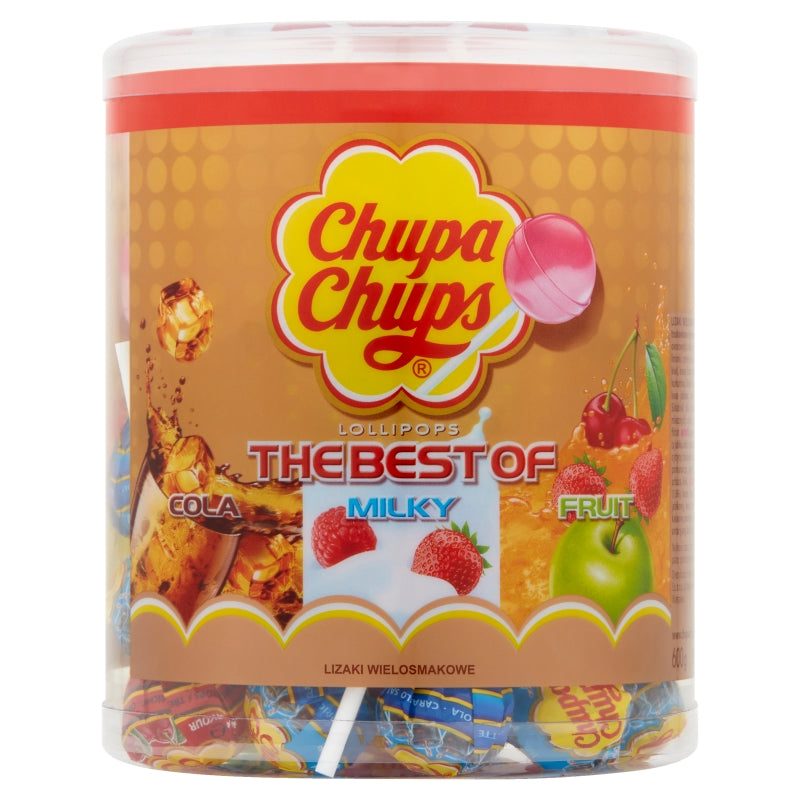CHUPA CHUPS LOLLIES MIT MEHRGESCHMACK 600 G (50 STÜCK) - Biolaboratorium