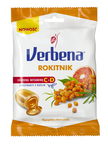 Kräuterbonbons Sanddorn 60g VERBENA - Biolaboratorium