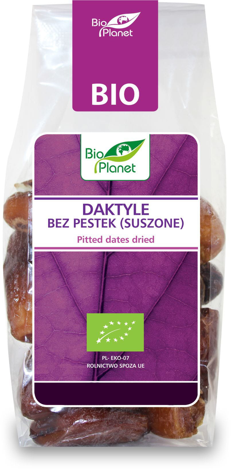 ENTKERNT, GETROCKNETE DATTELN, BIO, 150 g – BIO PLANET MHD: 09-2026