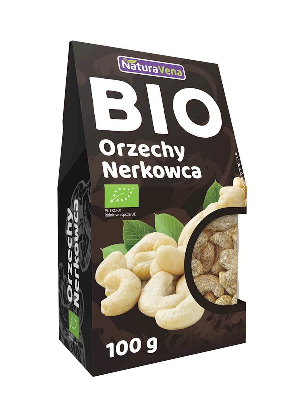 BIO-Cashewnüsse 100 g – NATURAVENA MHD: 09-2026