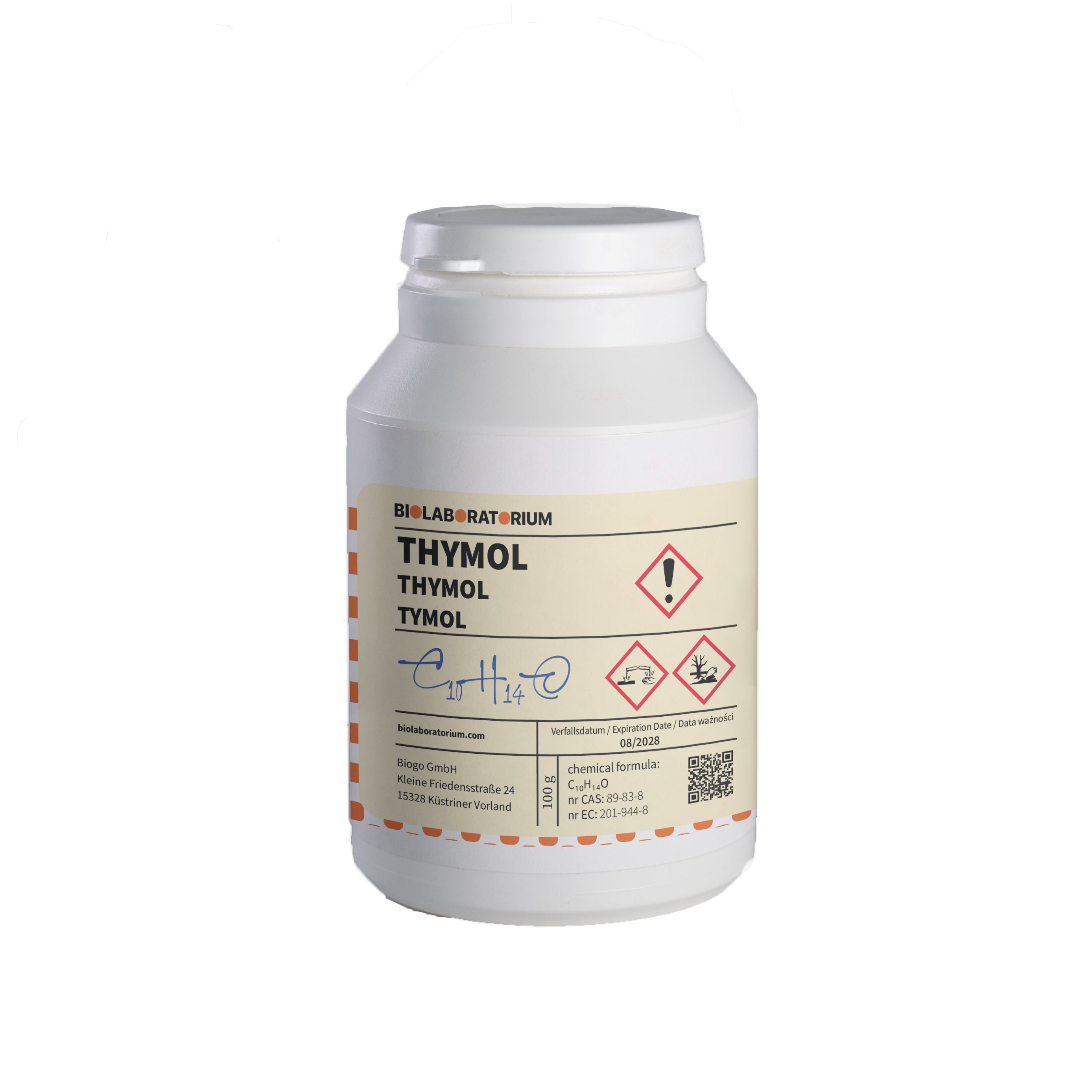 Thymol 500g BIOLABORATORIUM