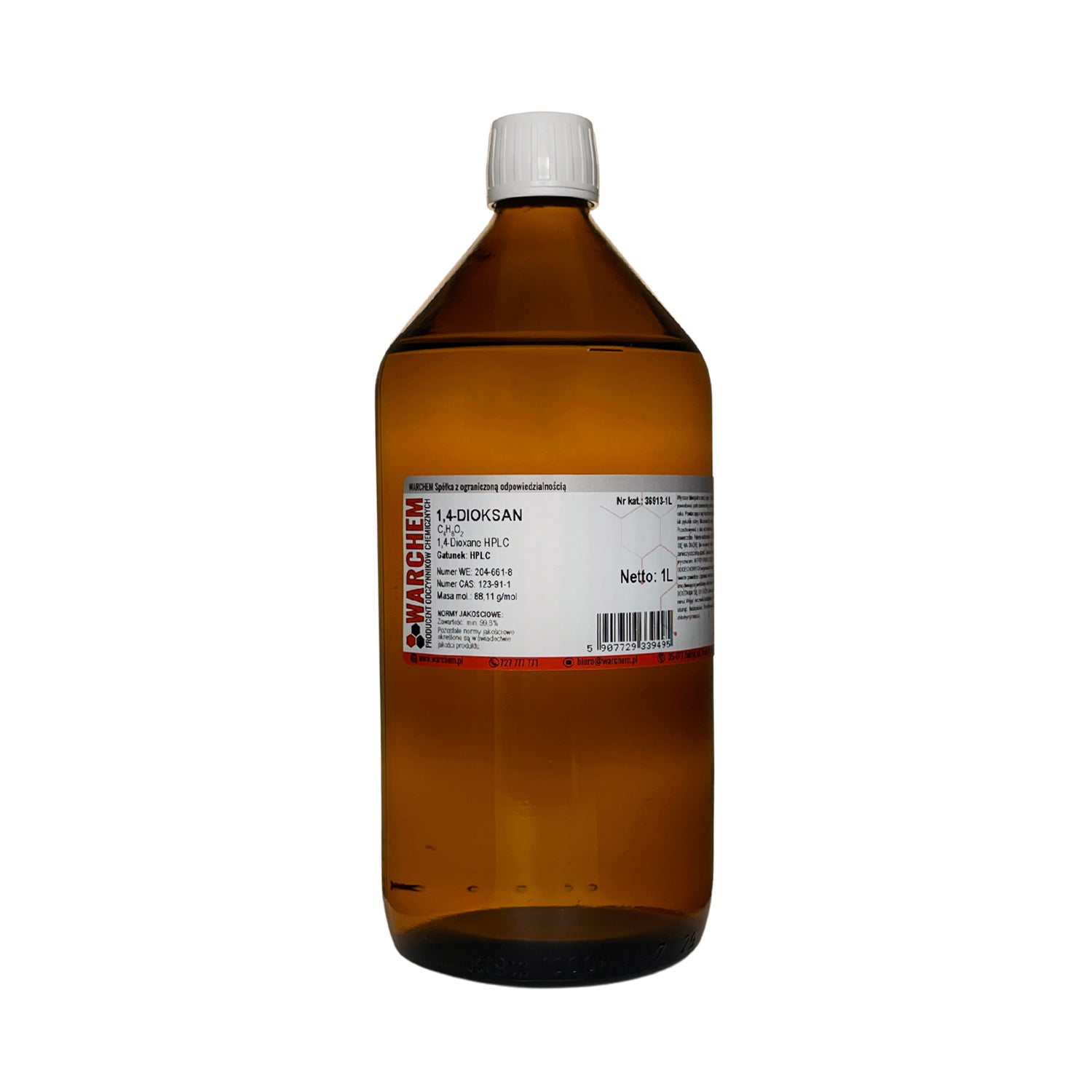 HPLC 1,4-Dioxan von WARCHEM in 1-Liter-Flasche, chemischer Lösungsmittel für analytische Anwendungen