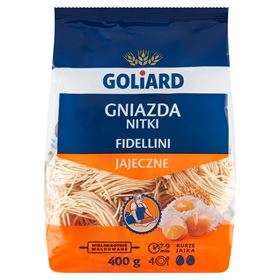 GOLIARD NUDELNESTE FÄDEN 400 G 6 STK - Biolaboratorium