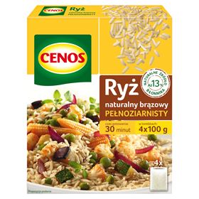 CENOS NATÜRLICHER BRAUNER REIS VOLLKORN 400 G (4 X 100 G)