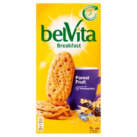 BELVITA FRÜHSTÜCK WALDFRUCHTKEKSE MIT VOLLKÖRNERN 300 G (6 X 4 STÜCK) - Biolaboratorium