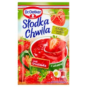 DR.OETKER SWEET MOMENT GELEE mit Fruchtstückchen GESCHMACK ERDBEERE 31,5 G - Biolaboratorium
