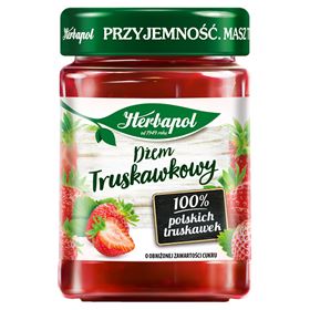 HERBAPOL-Marmelade mit reduziertem Zuckergehalt Erdbeere 280 g - Biolaboratorium
