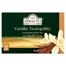 AHMAD TEE SCHWARZTEE VANILLEGESCHMACK 40 G (20 BEUTEL) - Biolaboratorium