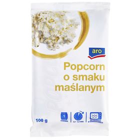 ARO-POPCORN MIT BUTTERGESCHMACK ZUM RÖSTEN IN DER MIKROWELLE 100 G - Biolaboratorium