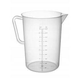 HENDI GRADUIERTES POLYPROPYLEN, 5 L - Biolaboratorium