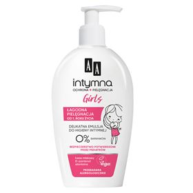 AA INTIMATE BABY GIRL 0 % EMULSION FÜR INTIM HYGIENE AB 1 JAHR SPENDER 300 ML - Biolaboratorium