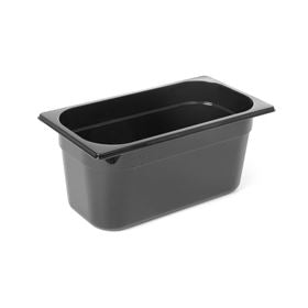 HENDI POLYCARBONATBEHÄLTER GN 1/3-150 SCHWARZ 862513 - Biolaboratorium