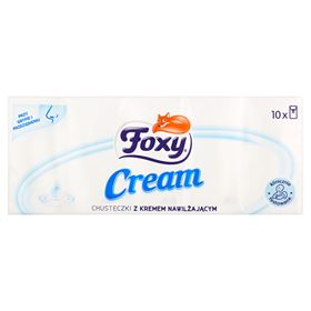 FOXY CREAM FEUCHTIGKEITSCREMETÜCHER, 10 PACKUNGEN - Biolaboratorium