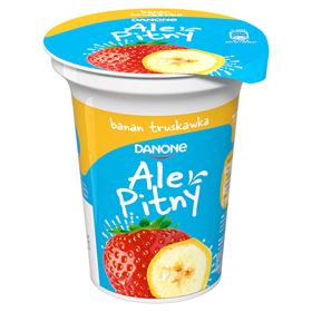 DANONE ALE trinkbares Joghurtgetränk, Banane, Erdbeere, 300 g - Biolaboratorium
