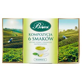 BIFIX ZUSAMMENSETZUNG AUS 6 GRÜNEN TEE EXPRESS 120 G (60 BEUTEL) - Biolaboratorium