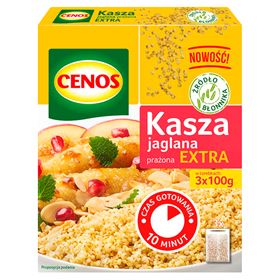 CENOS GERÖSTETE HIRSE EXTRA 300 G (3 BEUTEL) 12 STÜCK