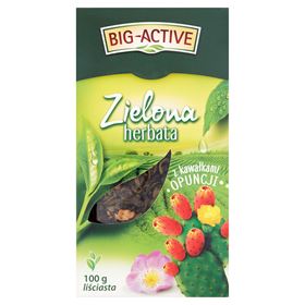BIG-ACTIVE GRÜNER TEE MIT Feigenkaktus Feigenkaktus 100 G - Biolaboratorium
