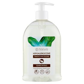BARWA HYPOALLERGISCHE TRADITIONELLE POLNISCHE GRAU-SEIFE 500 ML - Biolaboratorium
