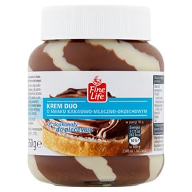 FINE LIFE DUO-CREME MIT KAKAO-MILCH-NUSS-GESCHMACK 350 G - Biolaboratorium