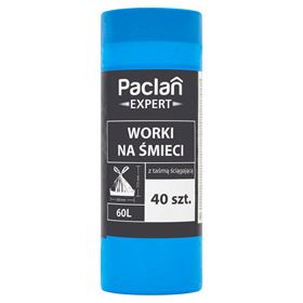 PACLAN EXPERT ABFALLSÄCKE MIT TWRINGBAND 60 L 40 STÜCK - Biolaboratorium