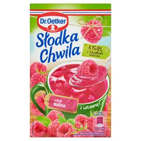 DR.OETKER SWEET MOMENT JILLEL MIT FRUCHTSTÜCKEN HIMBEERE GESCHMACK 31,5 G - Biolaboratorium