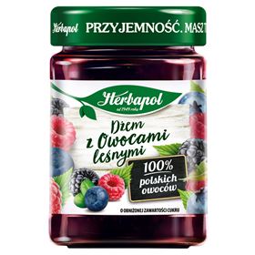 HERBAPOL-Marmelade mit Waldfrüchten mit reduziertem Zuckergehalt 280 g - Biolaboratorium