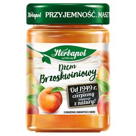 HERBAPOL PFIRSICHMARMELADE NIEDRIG SÜß 280 G - Biolaboratorium
