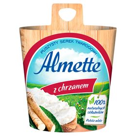 ALMETTE FLAUSCHIGER HÜTTENKÄSE MIT MEERRETISCH 150 G 6 STÜCK - Biolaboratorium