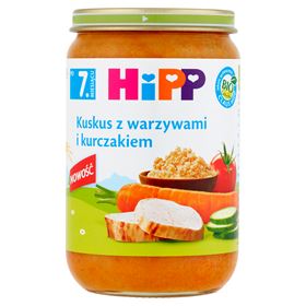 HIPP BIO COUSCOUS MIT GEMÜSE UND HÜHNCHEN NACH 7 MONATEN 220 G - Biolaboratorium
