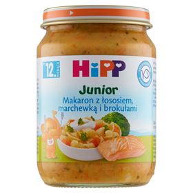 HIPP-NUDELN MIT LACHS, KAROTTEN UND BROKKOLI NACH 15 MONATEN 250 G - Biolaboratorium