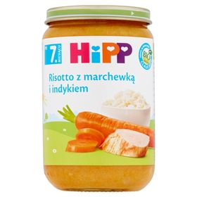 HIPP BIO RISOTTO MIT KAROTTEN UND TRUTHAHN NACH 7 MONATEN 220 G - Biolaboratorium