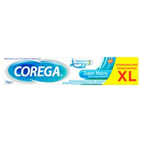 COREGA CREME FÜR ZAHNSATZ SUPER STARK STARK MINZE 70 G - Biolaboratorium