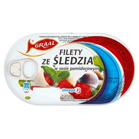 GRAAL-HERINGSFILET IN TOMATENSAUCE 170 G - Biolaboratorium