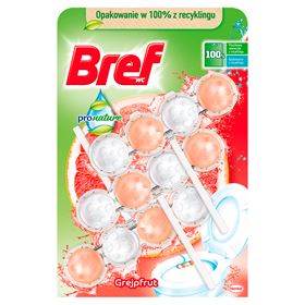 BREF POWER AKTIV PRONATURE WC-ANHÄNGER GRAPEFRUIT 50 G 3 STÜCK - Biolaboratorium