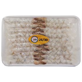 CREVETTES EBI NOBASHI 26/30 IQF ASC 360 G