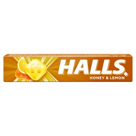 HALLS SÜSSIGKEITEN MIT HONIG- UND ZITRONENGESCHMACK 33,5 G - Biolaboratorium