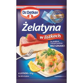 DR.OETKER GELATINEBLÄTTER 10G