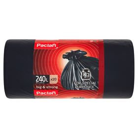 PACLAN BIG & STRONG ABFALLSÄCKE 240 L 20 STÜCK - Biolaboratorium