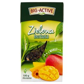 GROSSAKTIVER GRÜNER BLATT-TEE MIT MANGO 100 G - Biolaboratorium
