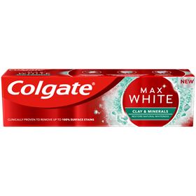 COLGATE MAX WHITE CLAY & MINERALS ZAHNPASTA 75ML - Biolaboratorium