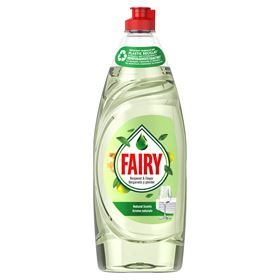 FAIRY NATURALS SPÜLMITTEL MIT 100 % NATÜRLICHEM BERGAMOTTE- UND INGWER-DUFT 650 ML - Biolaboratorium
