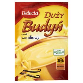 DELECTA GROßER PUDDING VANILLEGESCHMACK 64 G 4 STÜCK - Biolaboratorium