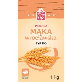 FEINES LEBENSMEHL WROCŁAWSKA TYP 500 1KG 10 STÜCK - Biolaboratorium