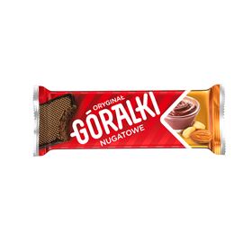 GÓRALKI NOGATOWE WAFELLE, ÜBERZOGEN MIT KAKAO UND FÜLLUNG 45 G - Biolaboratorium