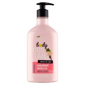 BIELENDA KÖRPERCOCTAIL FEUCHTIGKEITSSPENDENDER KÖRPERBALSAM RHABARBER VANILLE 400 ML - Biolaboratorium