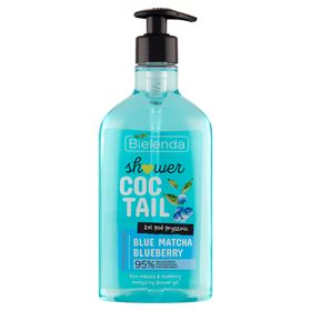 BIELENDA SHOWER COKTAIL GEL DOUCHE ÉNERGISANT BLEU MATCHA BLEUET 400 ML